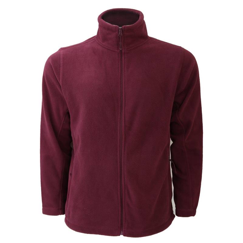 Outdoorfleecejacke Herren Weinrot S von Russell