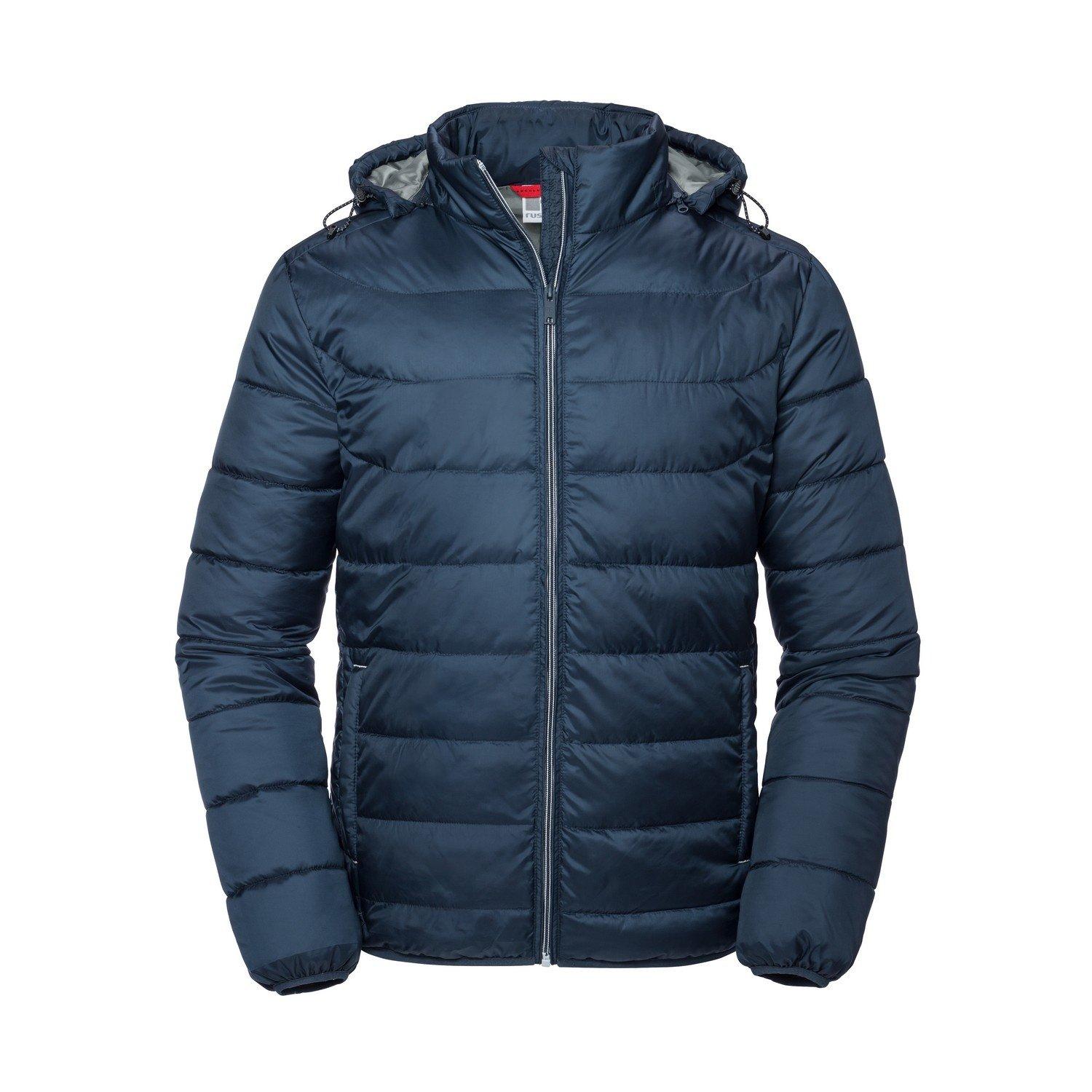 Nano Jacke Mit Kapuze Herren Marine XL von Russell