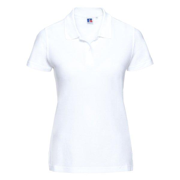 Polo Shirt Europe Ultimate Klassik Kurzarm Damen Weiss XL von Russell