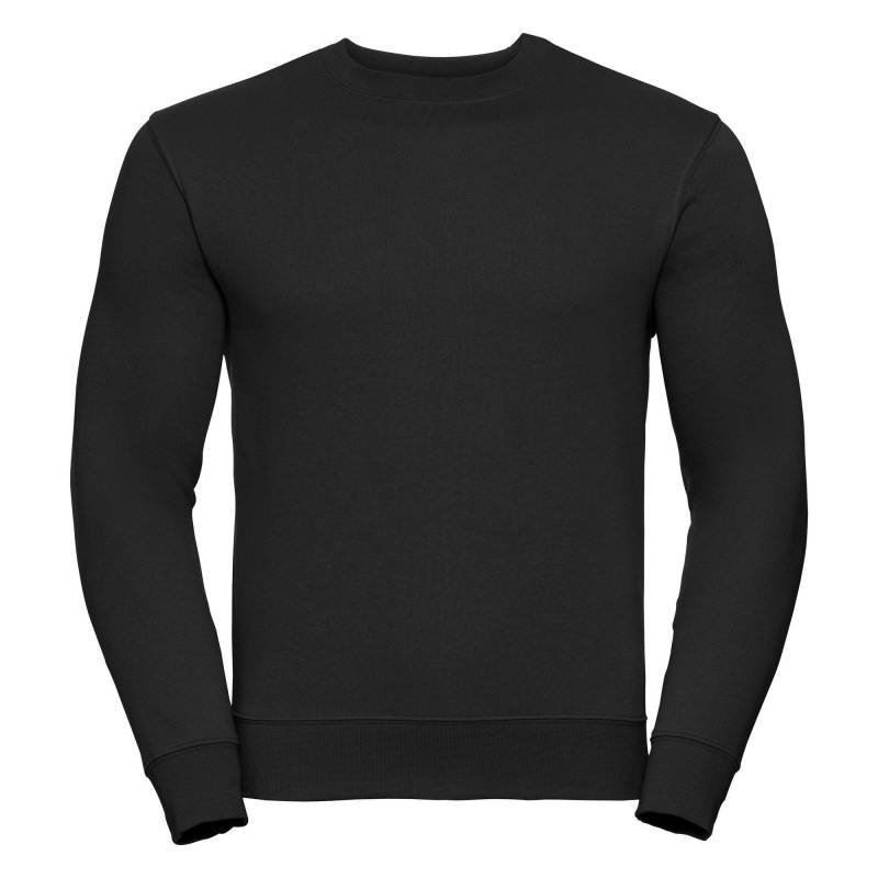 Russell - Authentic Sweatshirt (Schlanker Cut), für Herren, Schwarz, Größe XL von Russell