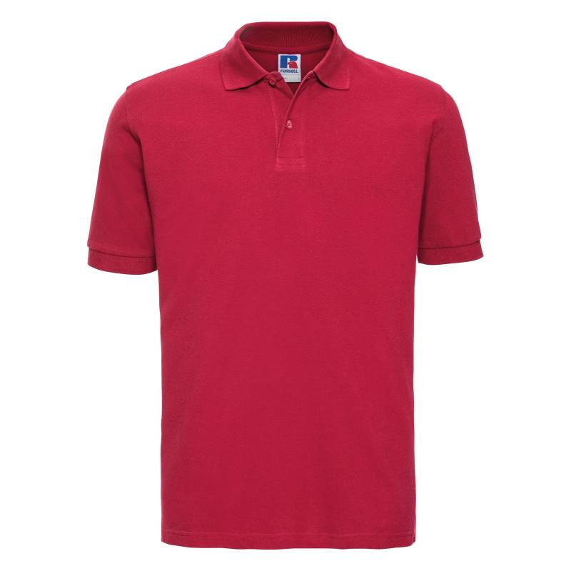 Russell - PoloShirt, Kurzarm, für Herren, Rot Bunt, Größe XL von Russell