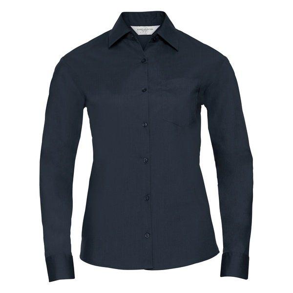 Collection Langarm Bluse Damen Marine XL von Russell