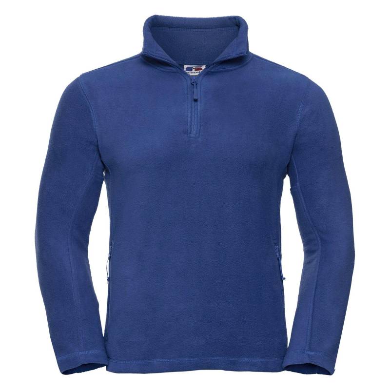 Russell - Outdoor Fleecepullover mit Reißverschluss am Kragen, für Herren, Königsblau, Größe XS von Russell