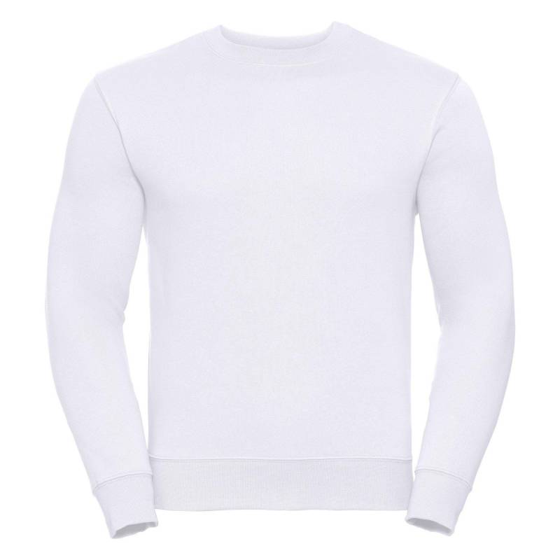 Russell - Authentic Sweatshirt (Schlanker Cut), für Herren, Weiss, Größe XS von Russell