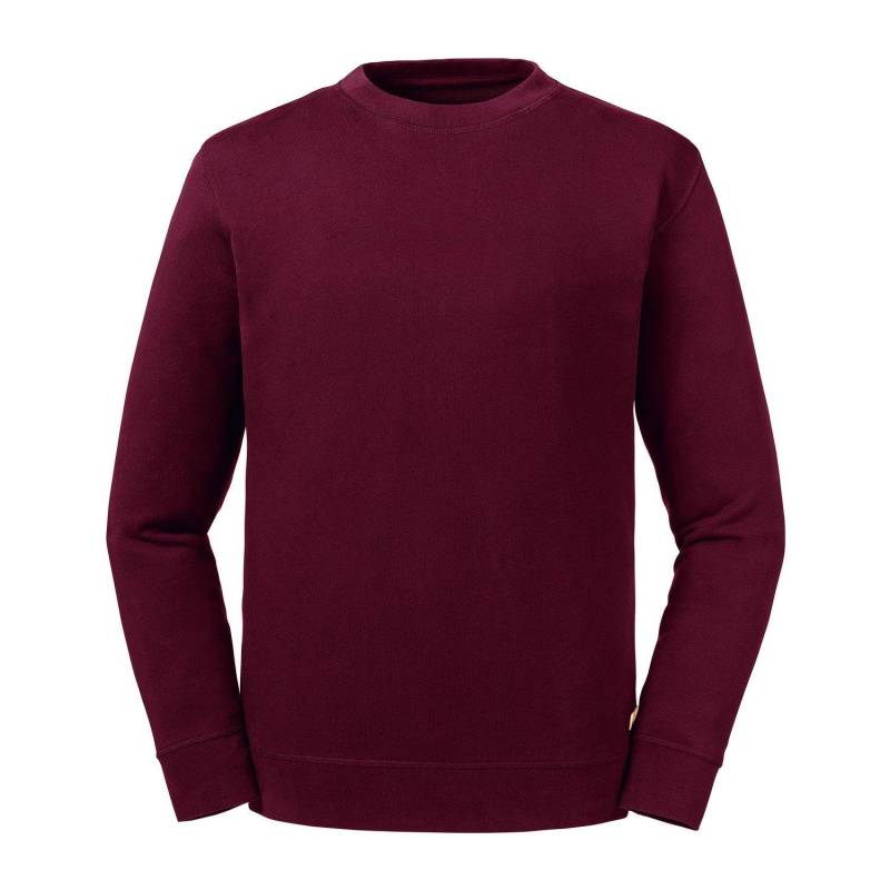 Sweatshirt Aus Biologischem Anbau Damen Weinrot XS von Russell