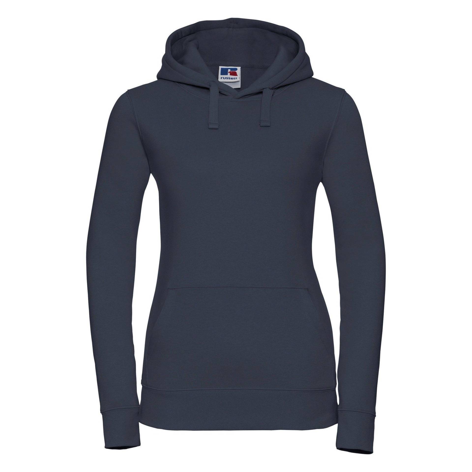 Premium Authentisches Kapuzenpullover Damen Marine XS von Russell