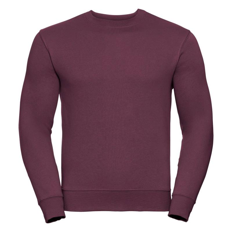 Russell - Authentic Sweatshirt (Schlanker Cut), für Herren, Weinrot, Größe XS von Russell