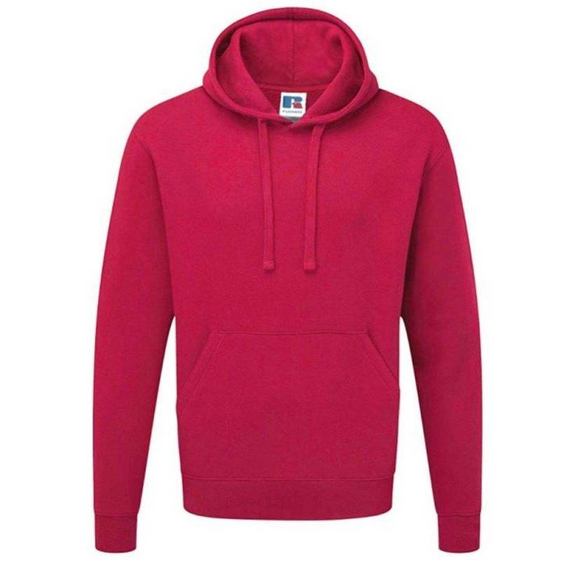 Russell - Farbe T-Shirt Hoodie, für Herren, Fuchsia, Größe XS von Russell