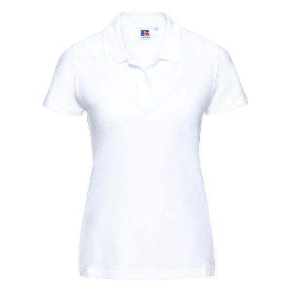Polo Shirt Europe Ultimate Klassik Kurzarm Damen Weiss XS von Russell