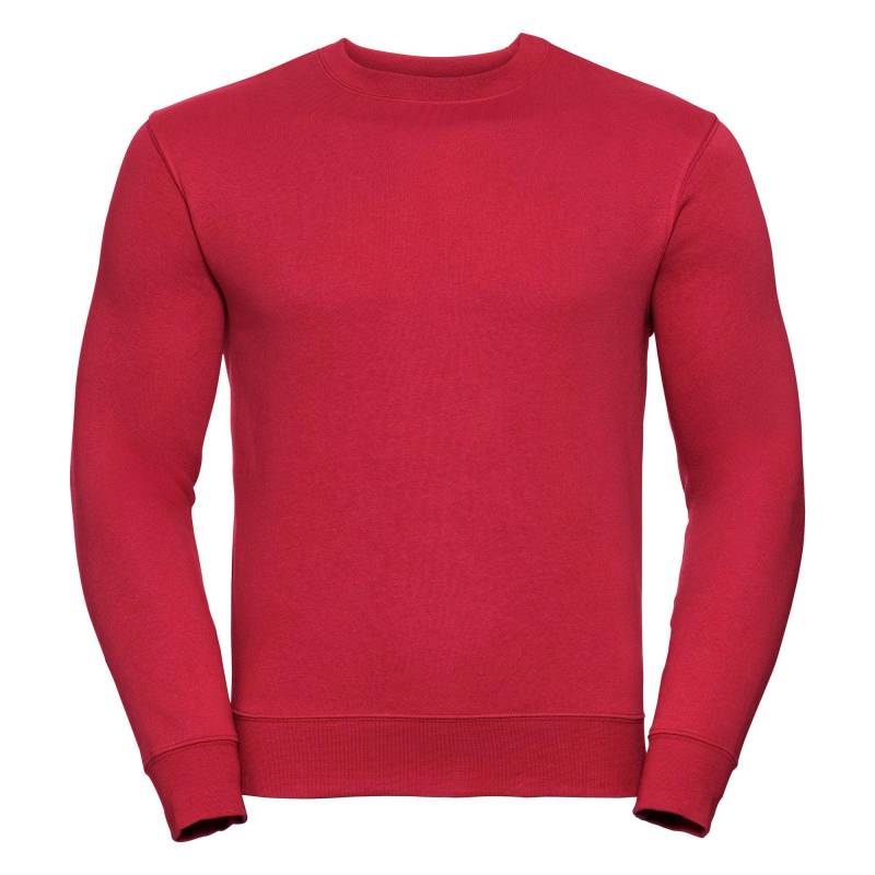 Russell - Authentic Sweatshirt (Schlanker Cut), für Herren, Rot Bunt, Größe XXL von Russell