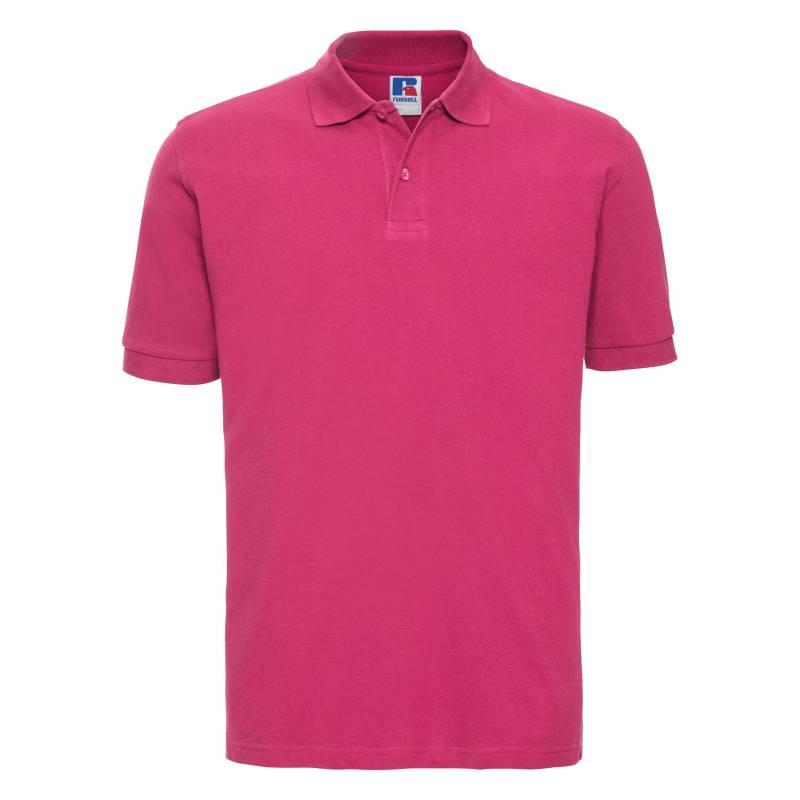 Russell - PoloShirt, Kurzarm, für Herren, Fuchsia, Größe XXL von Russell