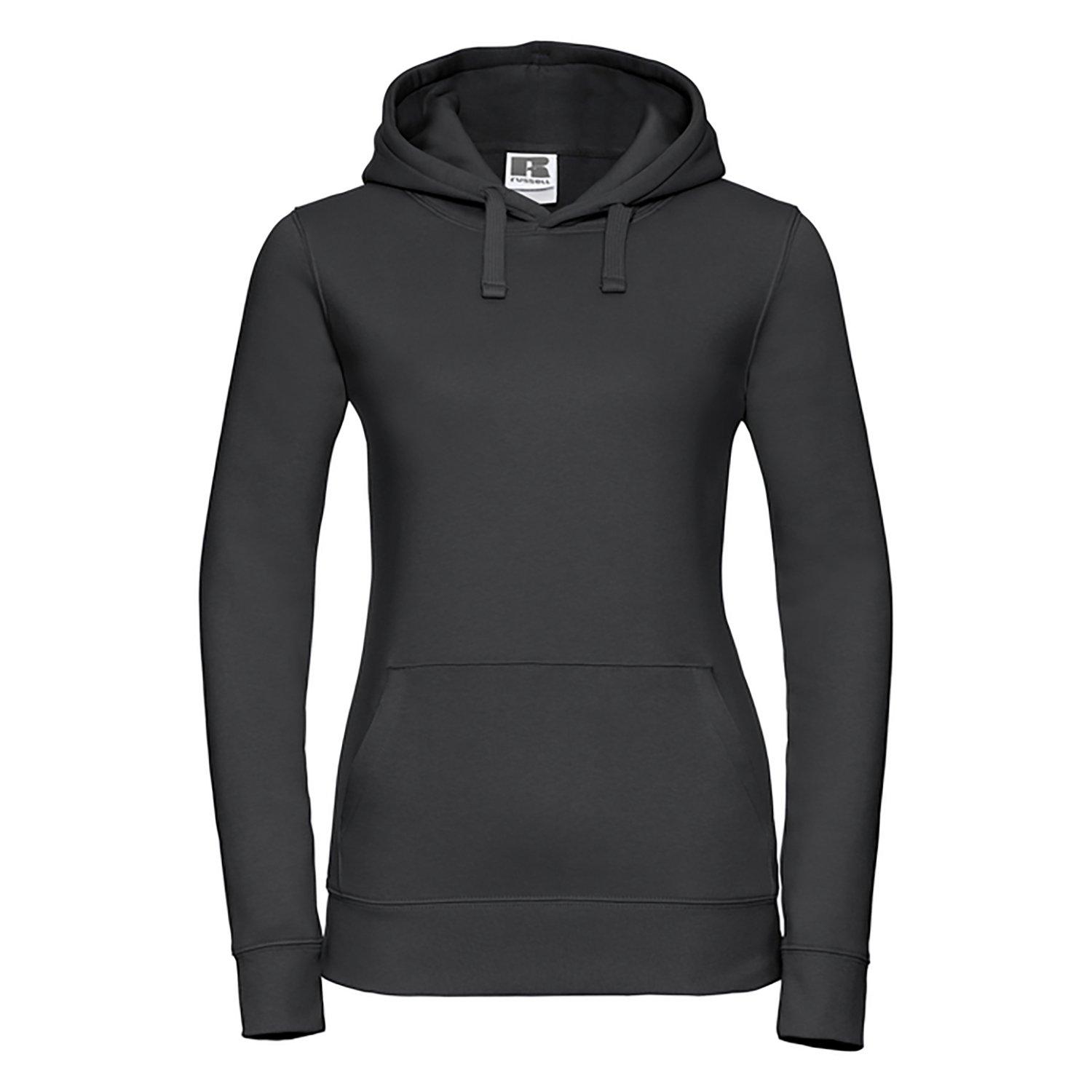 Russell - Premium Authentisches Kapuzen (3LAYER Stoff), für Damen, Schwarz, Größe XXL von Russell