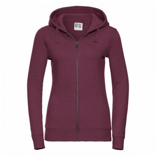 Premium Authentisches Kapuzenjacken Damen Pflaume XL von Russell