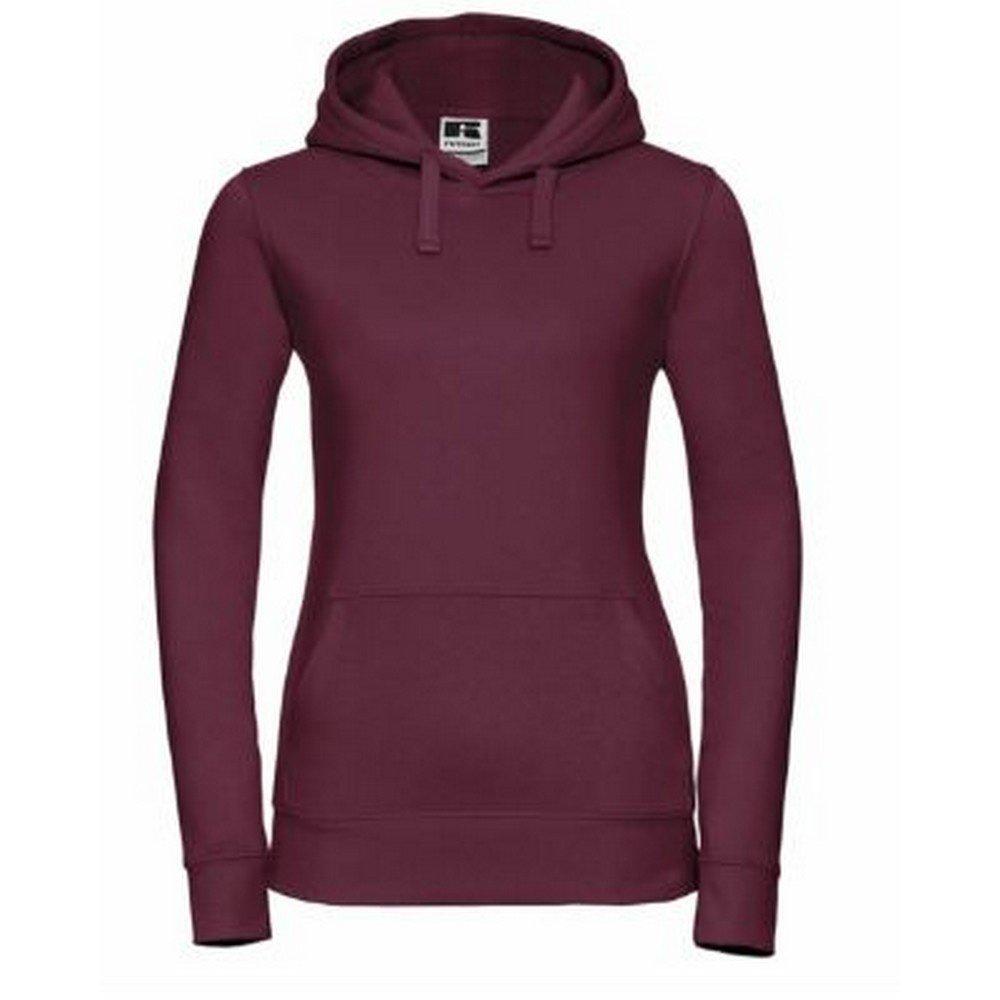 Premium Authentisches Kapuzenpullover Damen Weinrot L von Russell