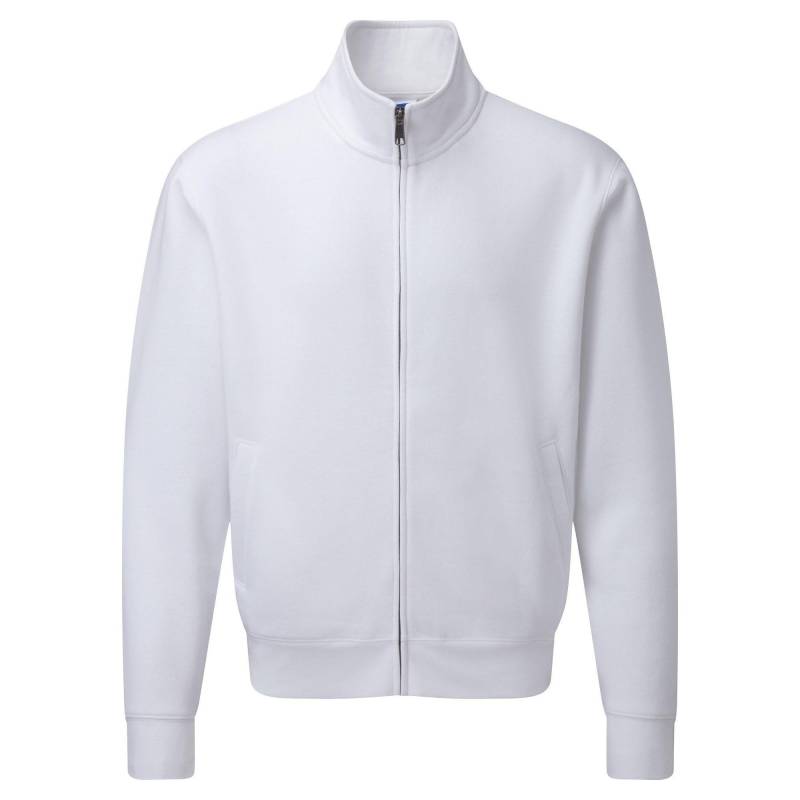 Russell - Authenitc Sweatshirt Jacke, für Herren, Weiss, Größe L von Russell