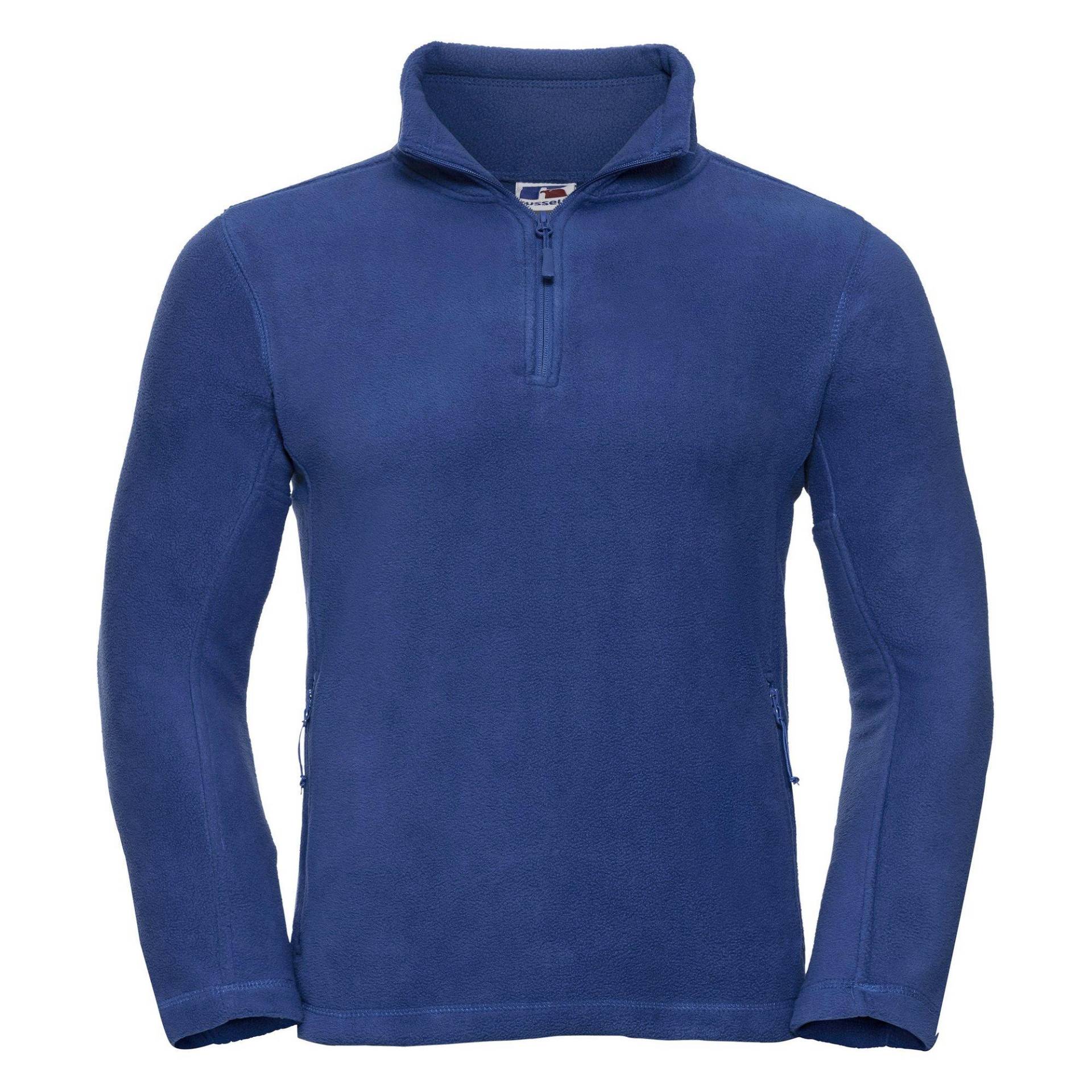 Russell - Outdoor Fleecepullover mit Reißverschluss am Kragen, für Herren, Königsblau, Größe XL von Russell