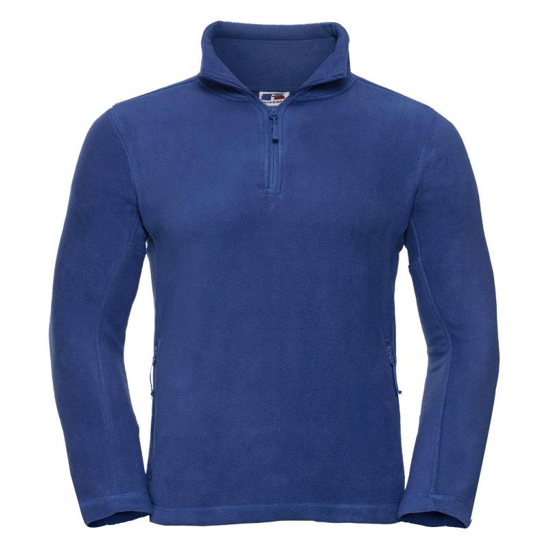 Outdoor Fleecepullover Mit Reißverschluss Am Kragen Herren Königsblau XL von Russell