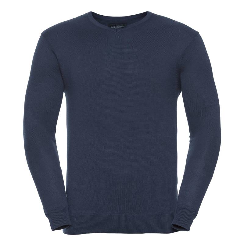 Sammlung Vneck Gestrickte Pullover Herren Marine 3XL von Russell