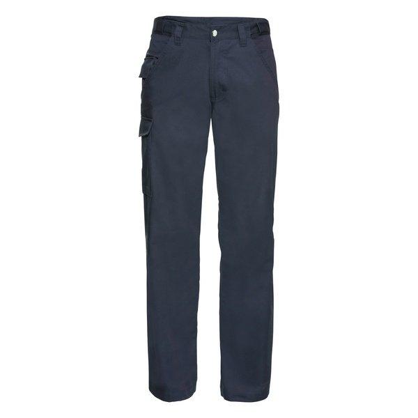 Workwear Polycotton Twill Hose Männer, Standard Beinlänge Unisex Marine W30 von Russell