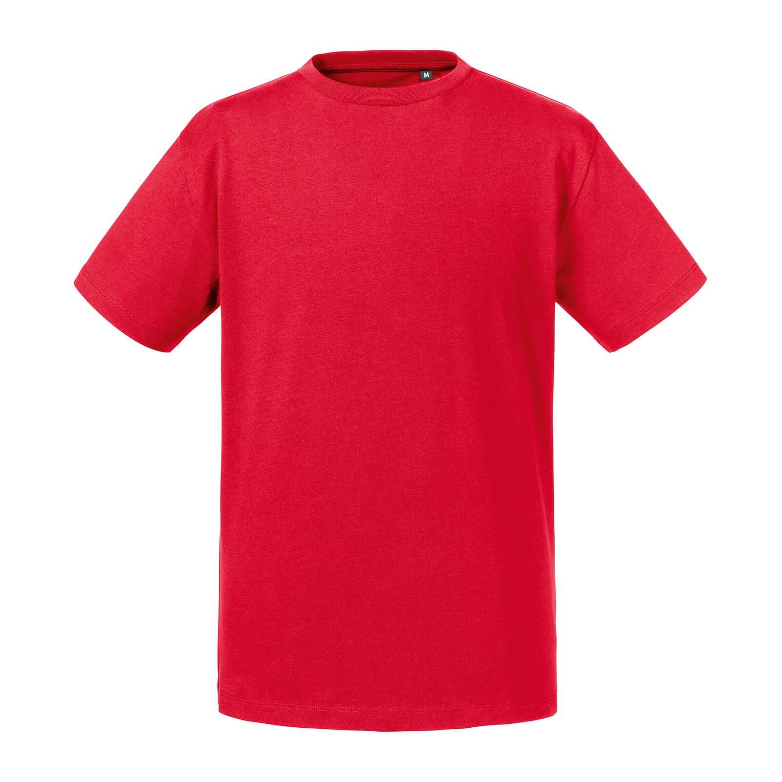 Organik Tshirt Jungen Rot Bunt 152 von Russell