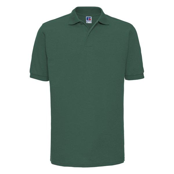 Russell - Ripp PoloShirt, Kurzarm, für Herren, Grün, Größe 5XL von Russell