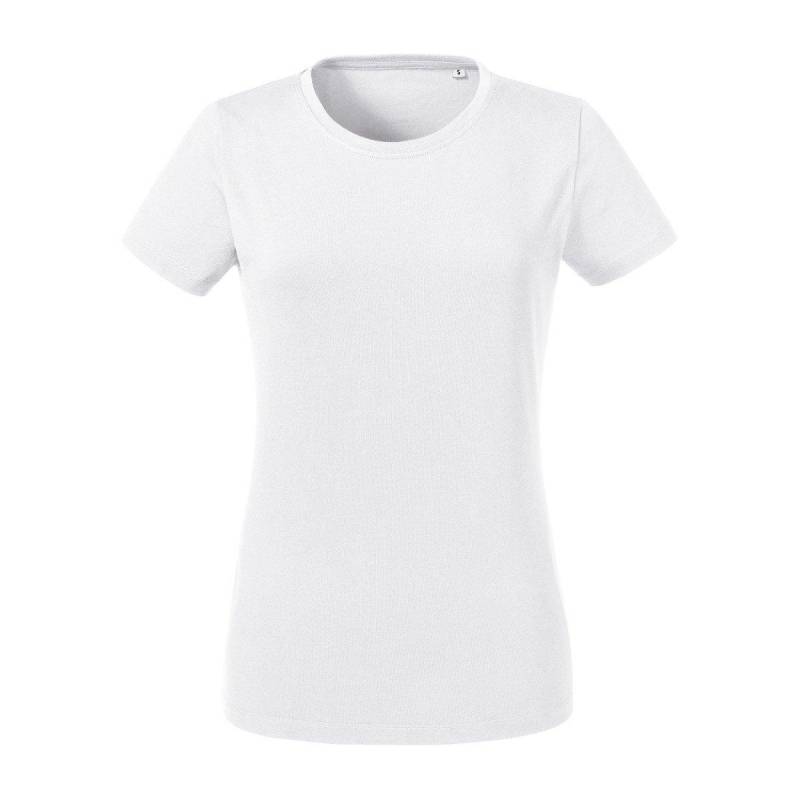 Tshirt Mit Kurzen Ärmeln Damen Weiss L von Russell