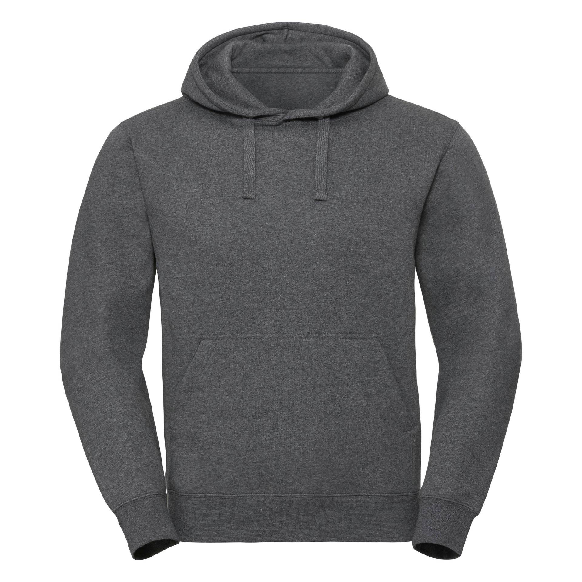 Authentic Sweatshirt Mit Kapuze Damen Charcoal Black XS von Russell