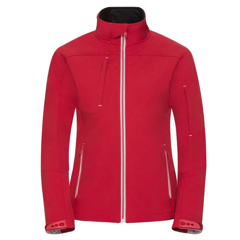 Softshelljacke Damen Rot Bunt XL von Russell