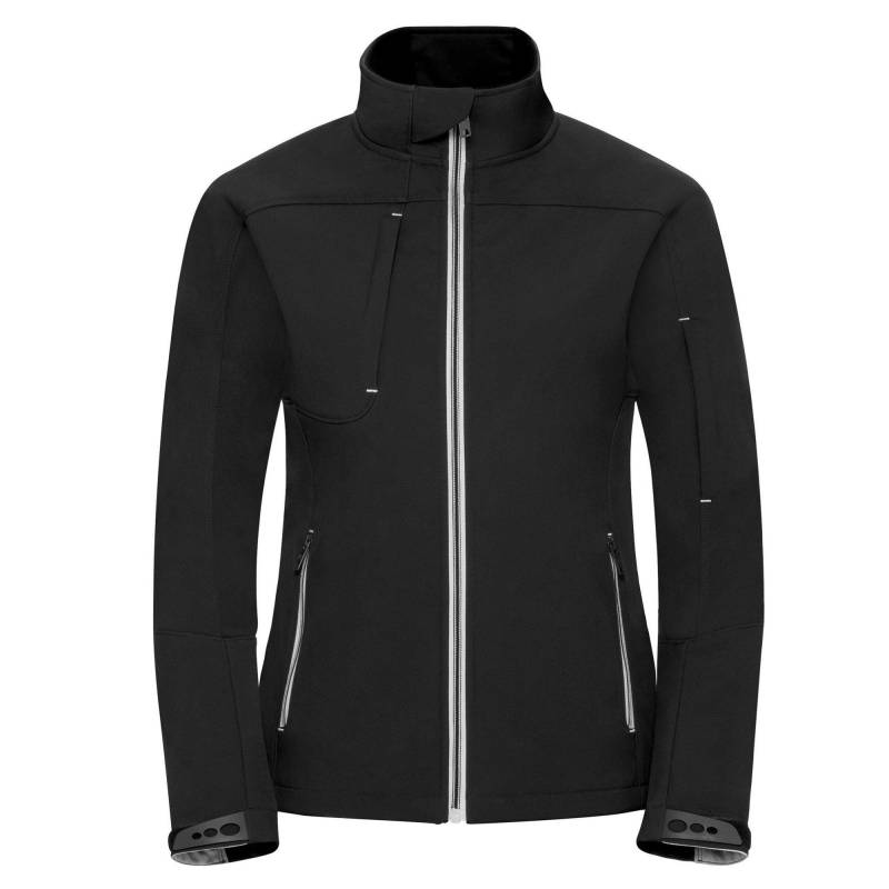 Softshelljacke Damen Schwarz XS von Russell