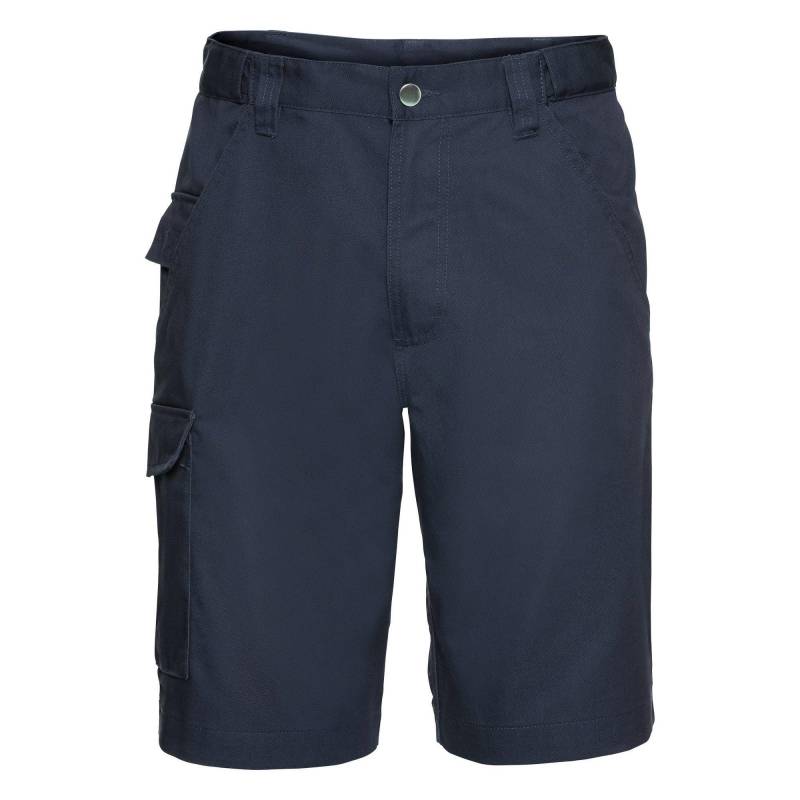 Workwear Twill Shorts Cargoshorts Unisex Marine 48 von Russell