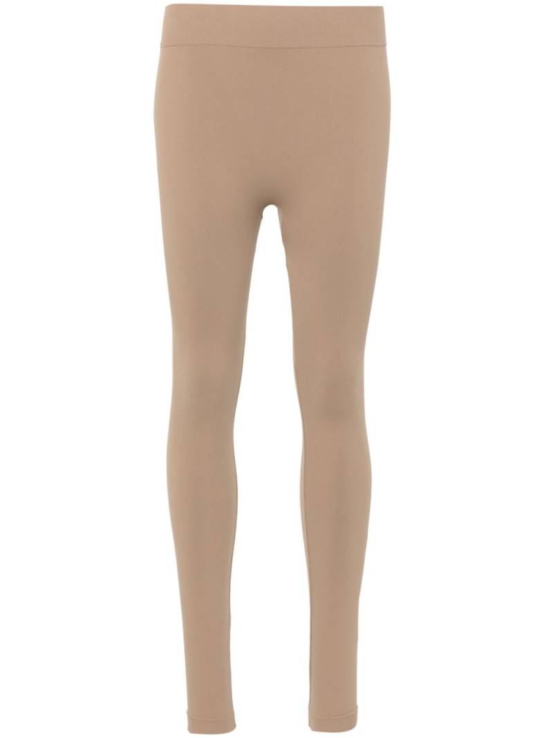 'S Max Mara Basilea logo-jacquard leggings - Brown von 'S Max Mara