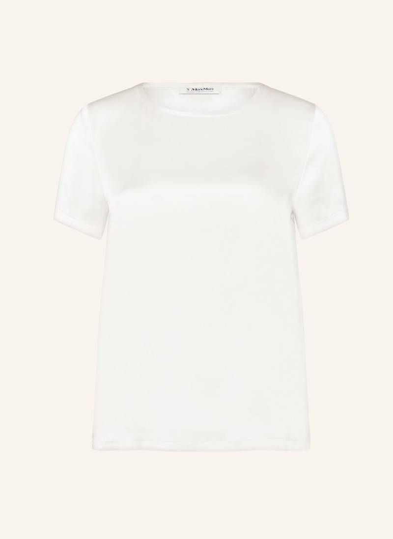 S Max Mara Blusenshirt Rebecca Aus Satin beige von S Max Mara