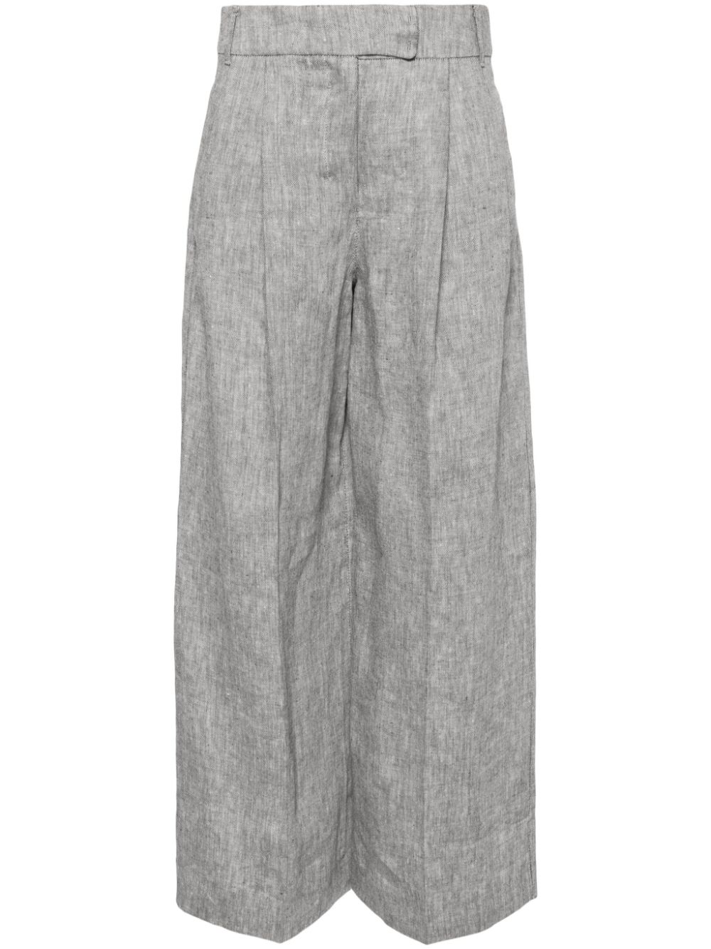 'S Max Mara Carla linen trousers - Black von 'S Max Mara