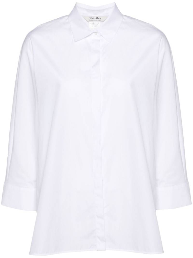 'S Max Mara Delfina poplin shirt - White von 'S Max Mara