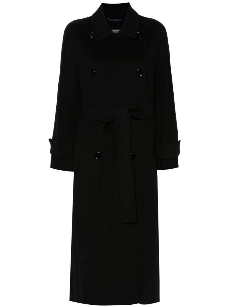 'S Max Mara Hester double-breasted maxi coat - Black von 'S Max Mara