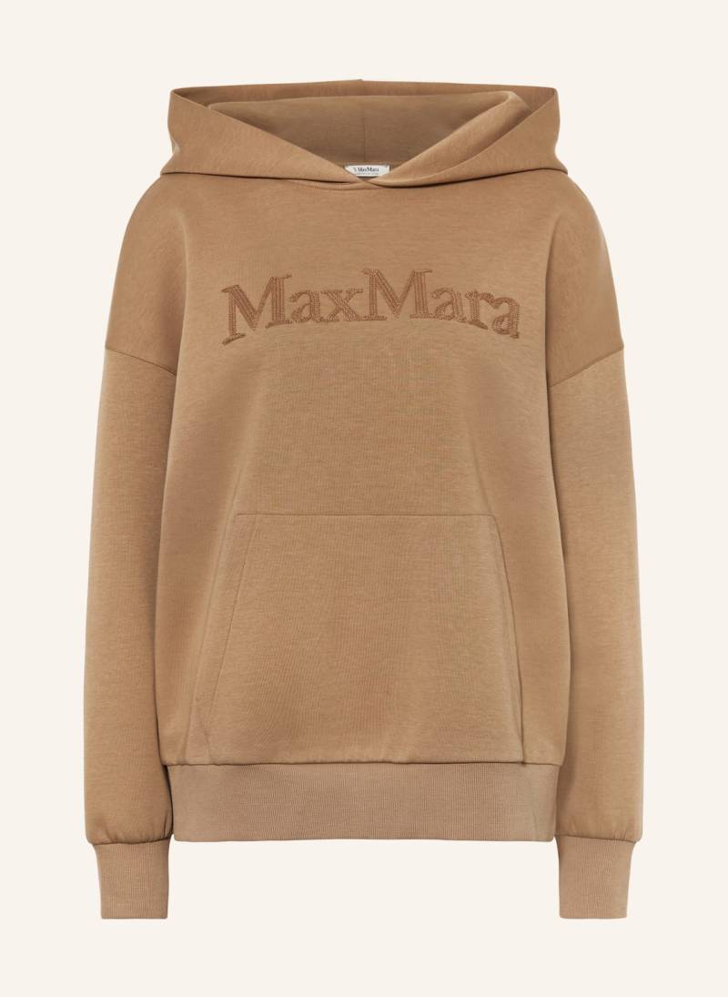 S Max Mara Hoodie Sapore braun von S Max Mara