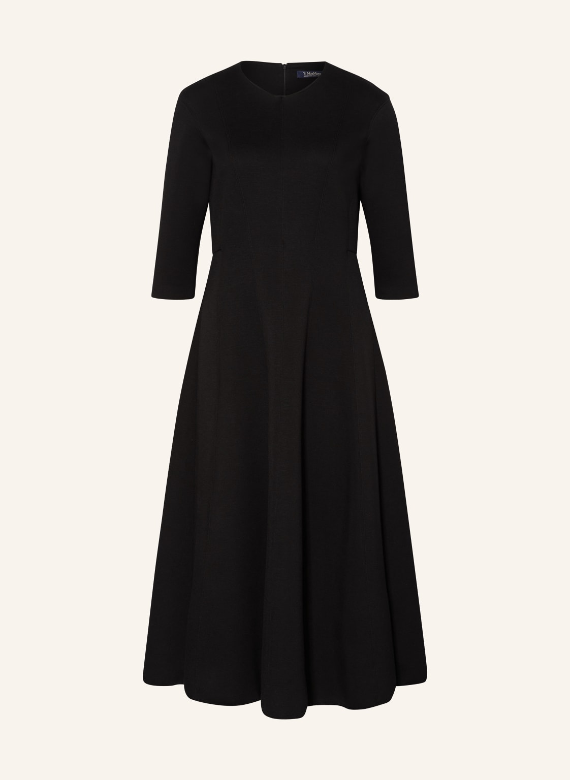 S Max Mara Jerseykleid Pensile Mit 3/4-Arm schwarz