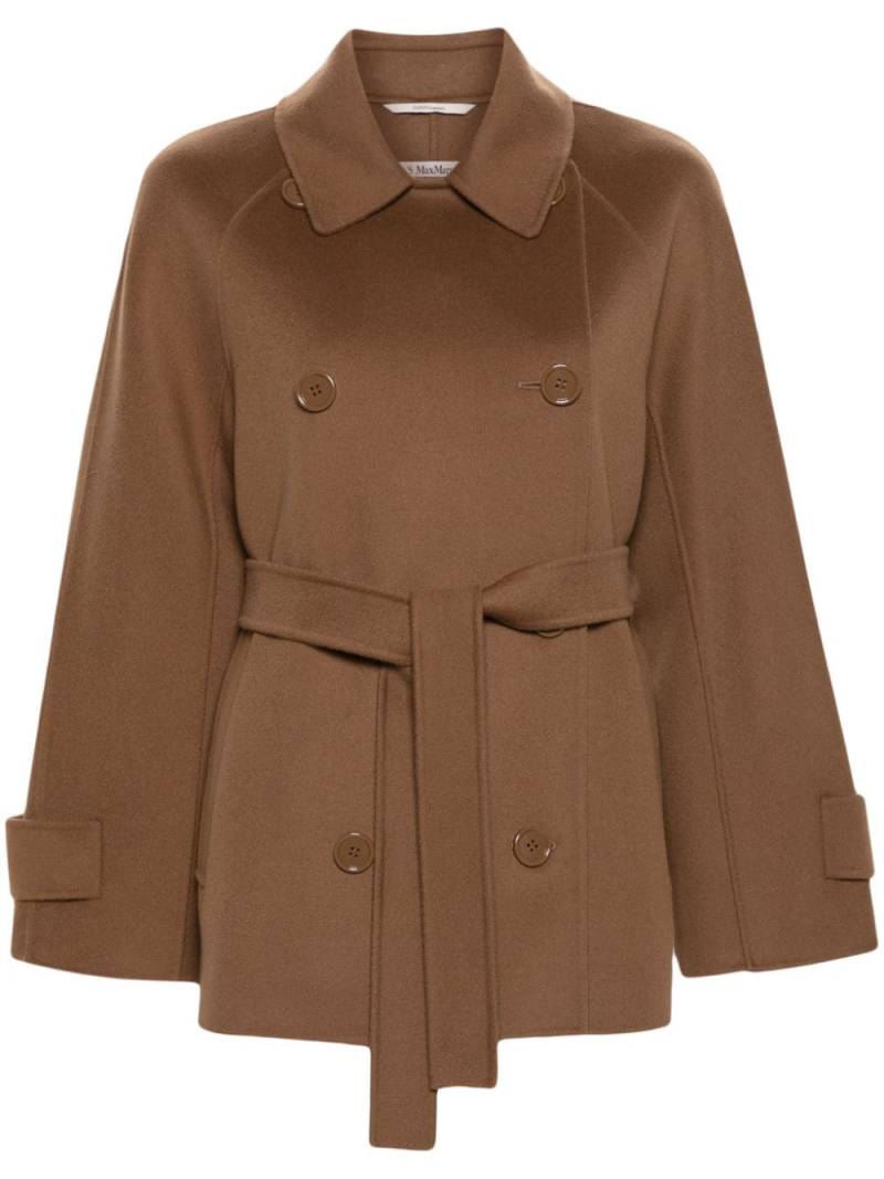 'S Max Mara Louis double-breasted virgin wool jacket - Brown von 'S Max Mara