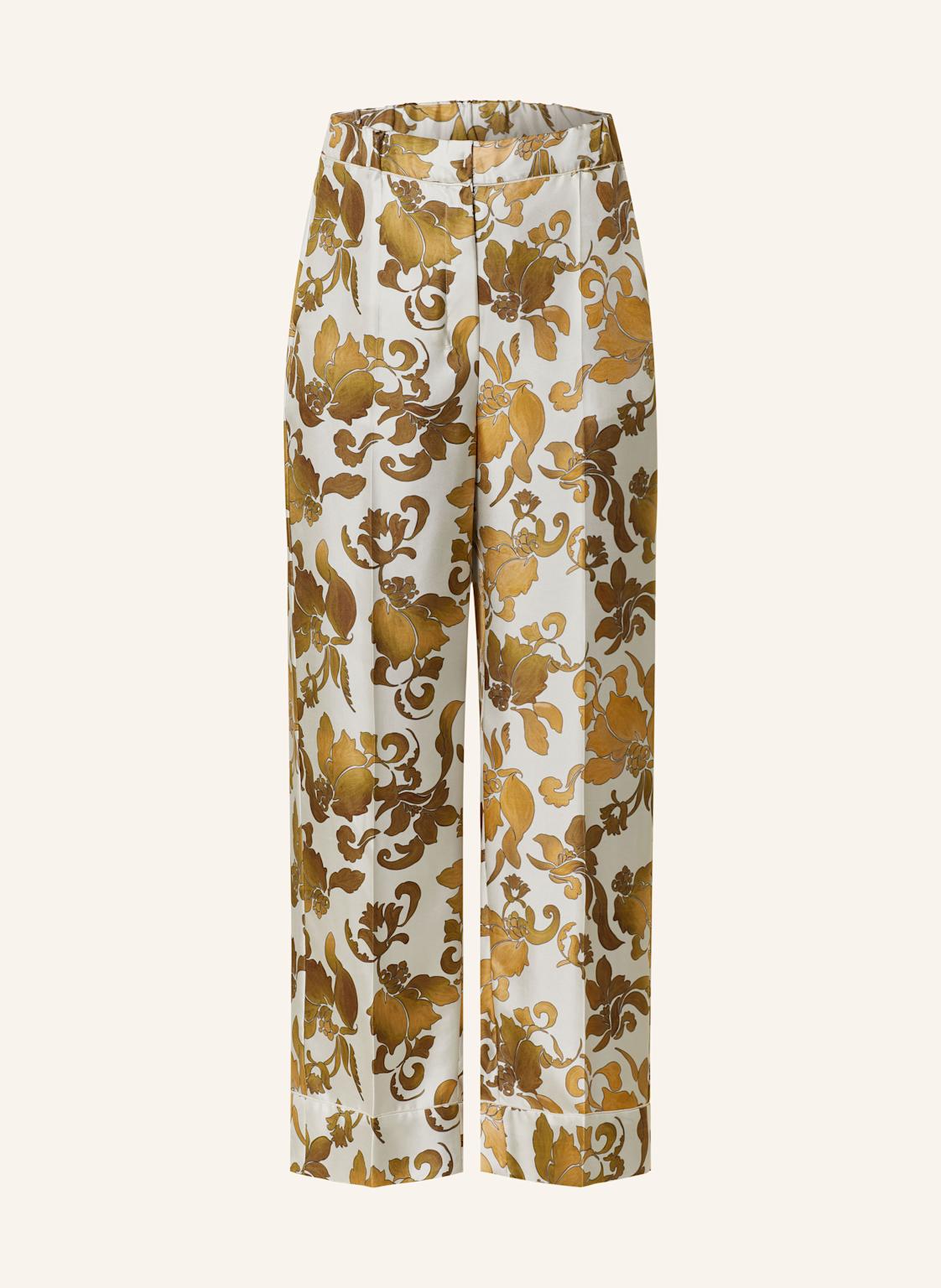 S Max Mara Marlenehose Leda Aus Seide weiss S Max Mara Marlenehose Leda Aus Seide weiss von S Max Mara