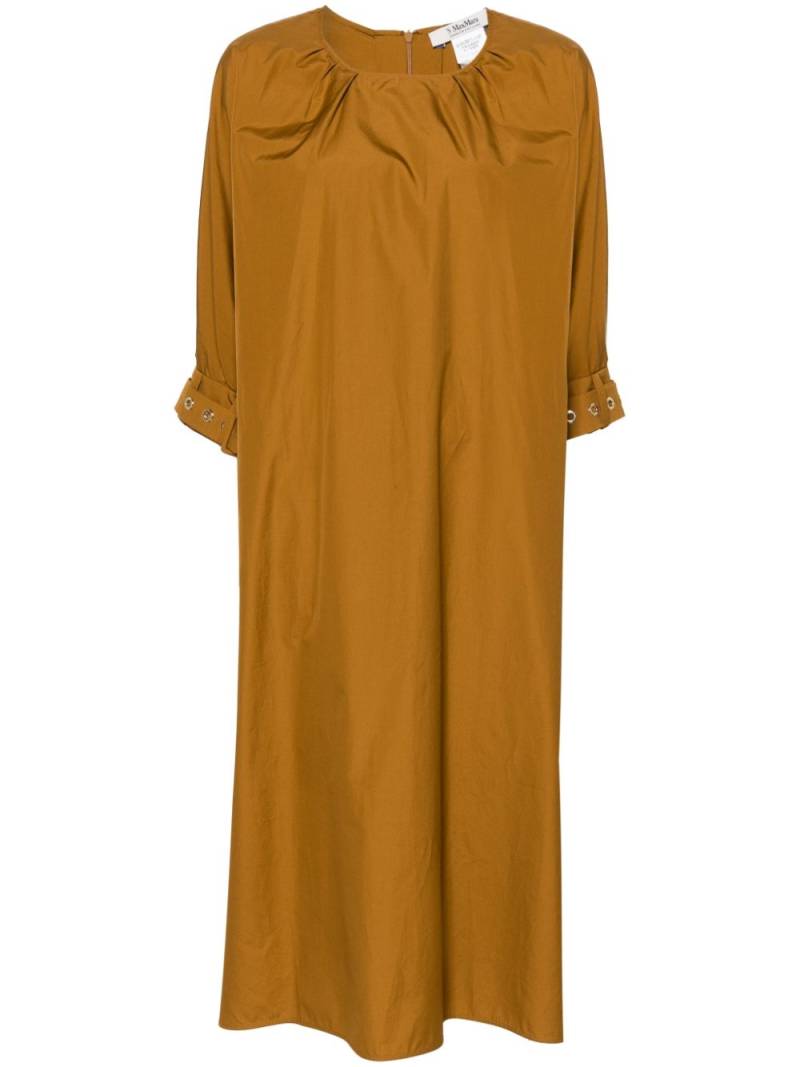 'S Max Mara Melodie poplin maxi dress - Neutrals von 'S Max Mara