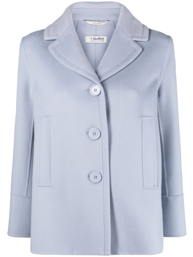 'S Max Mara Moon virgin wool jacket - Blue von 'S Max Mara