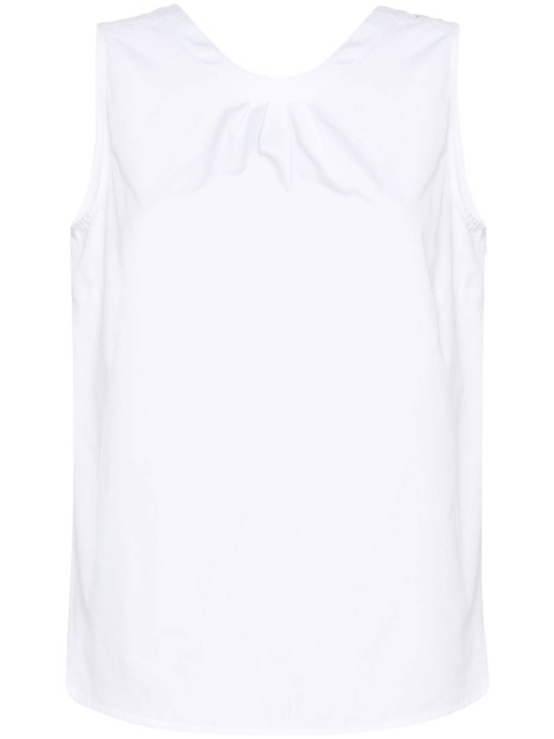 'S Max Mara Ofelia poplin top - White von 'S Max Mara