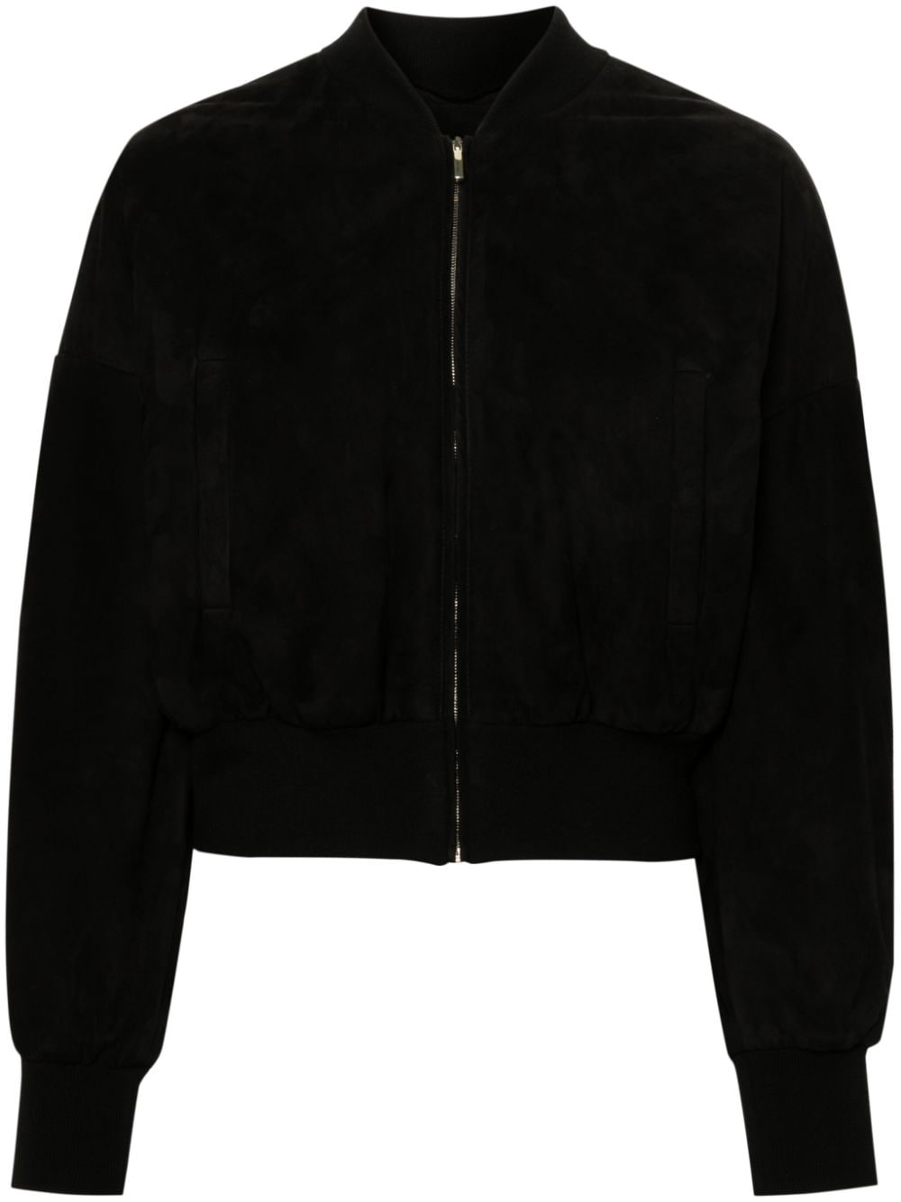 'S Max Mara Rebby suede bomber jacket - Black von 'S Max Mara