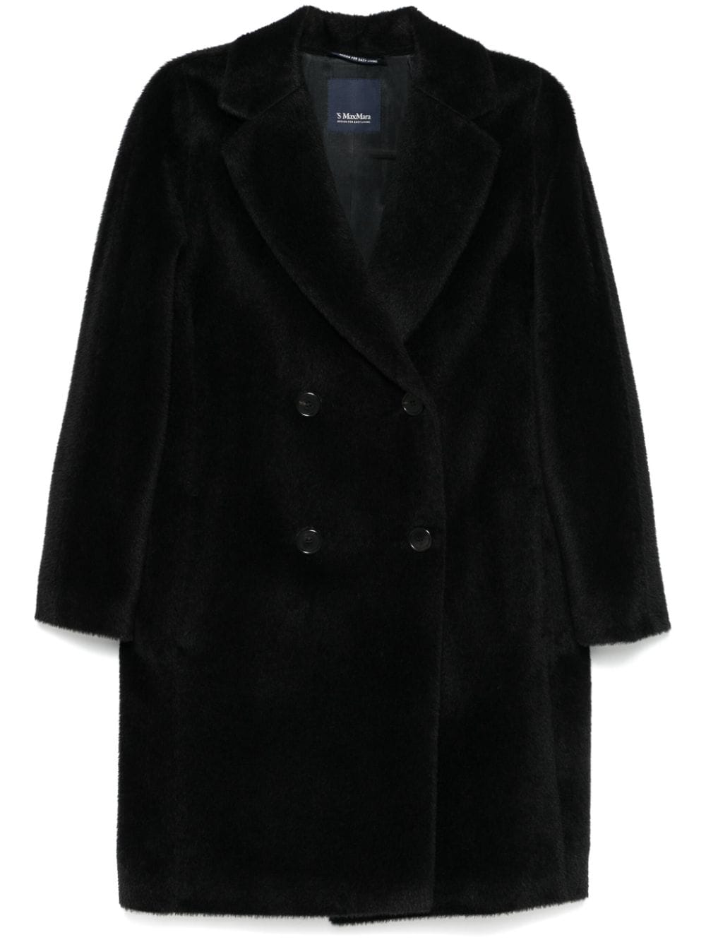 'S Max Mara Roseto coat - Black von 'S Max Mara