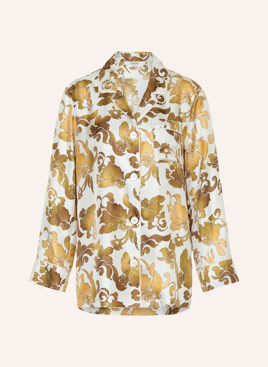 S Max Mara Seidenbluse Alan weiss S Max Mara Seidenbluse Alan weiss von S Max Mara