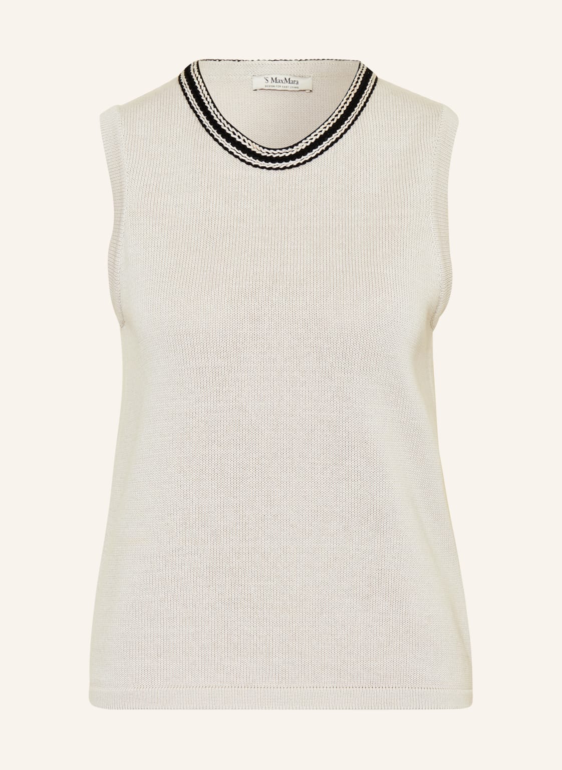 S Max Mara Stricktop Udine weiss von S Max Mara