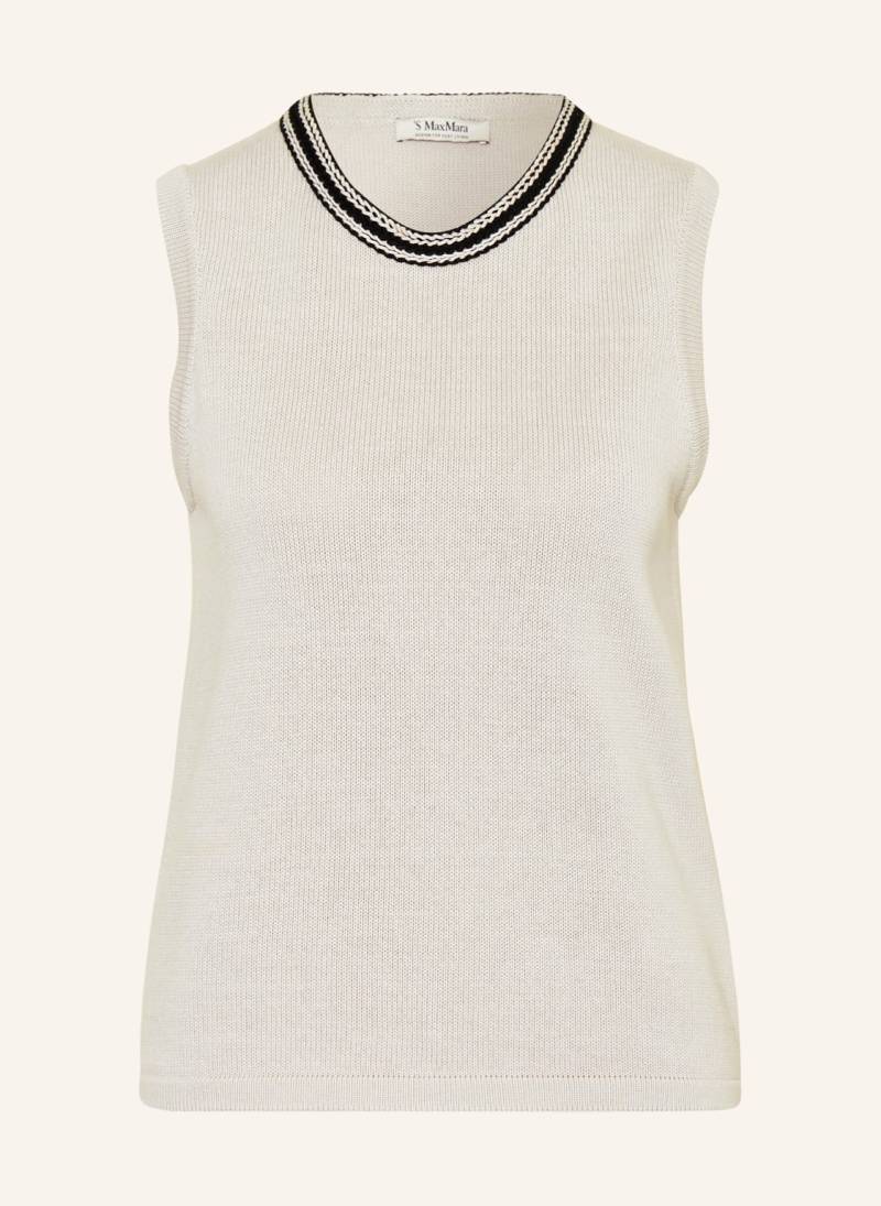 S Max Mara Stricktop Udine weiss von S Max Mara