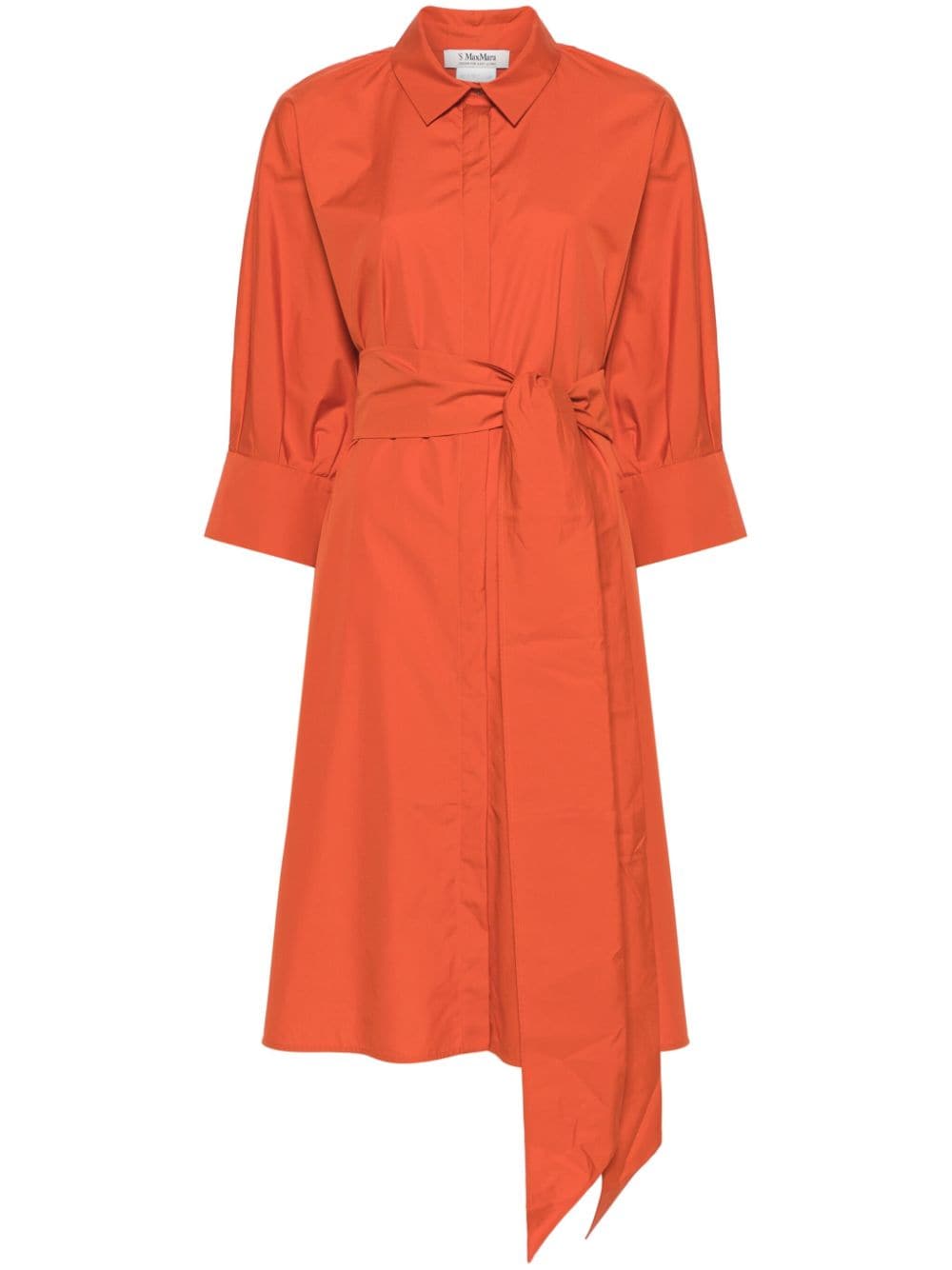 'S Max Mara Tabata cotton shirtdress - Orange von 'S Max Mara