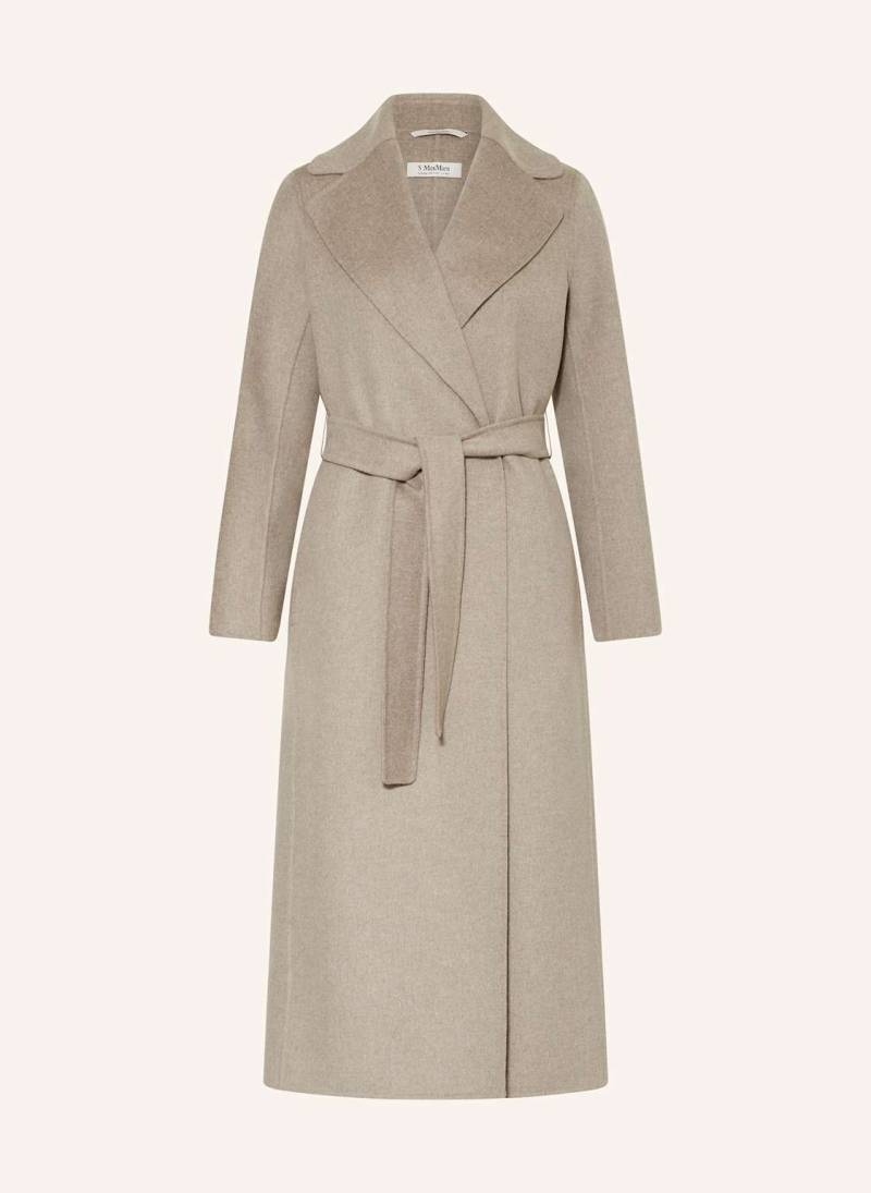 S Max Mara Wollmantel Poldo beige von S Max Mara