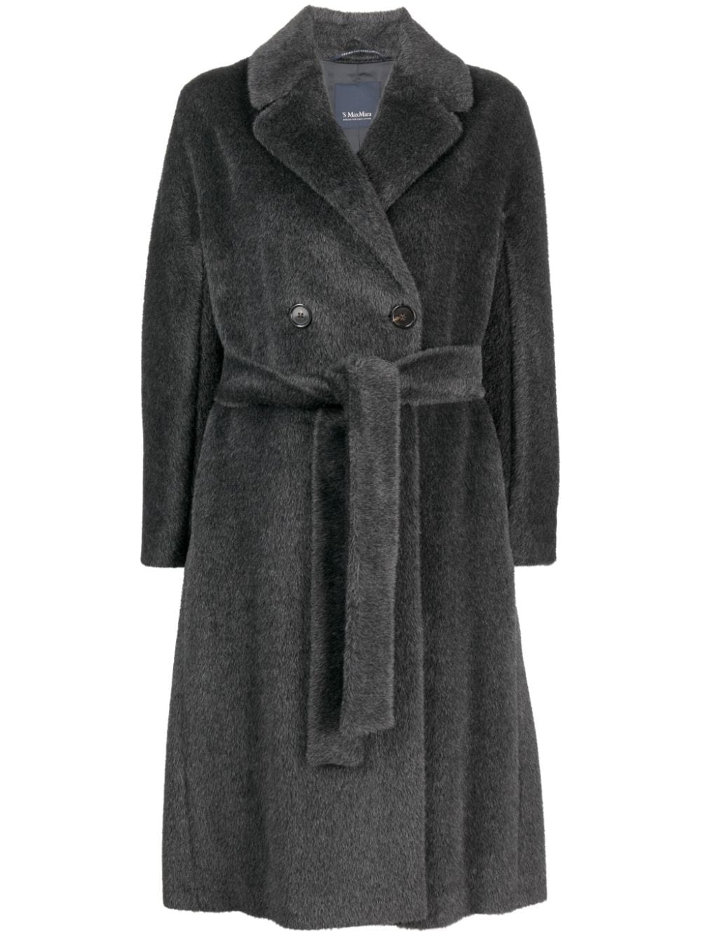 'S Max Mara belted double-breasted wool coat - Grey von 'S Max Mara